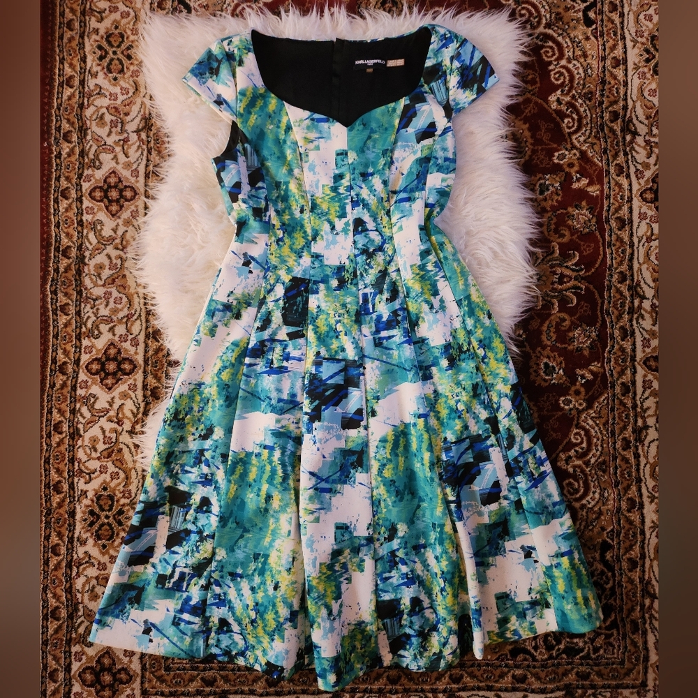 Karl Lagerfeld Mutil Colored Dress